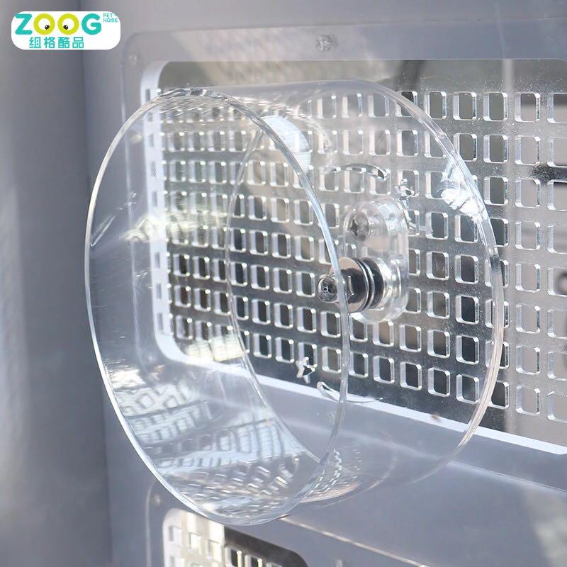 Zoog transparent 17cm hamster wheel, Pet Supplies, Homes & Other Pet