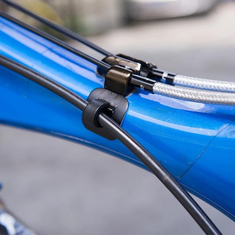 thumbnail image 2 of KREX C-Clip Cable Guide For MTB – 10 Pieces Gold – Gobike88 2 of 3