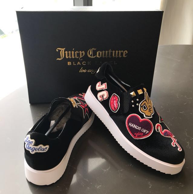 juicy couture sneakers black