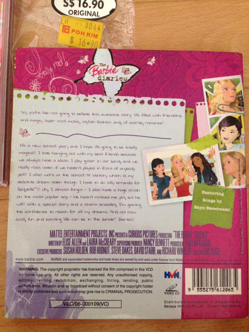 the barbie diaries curious pictures logo