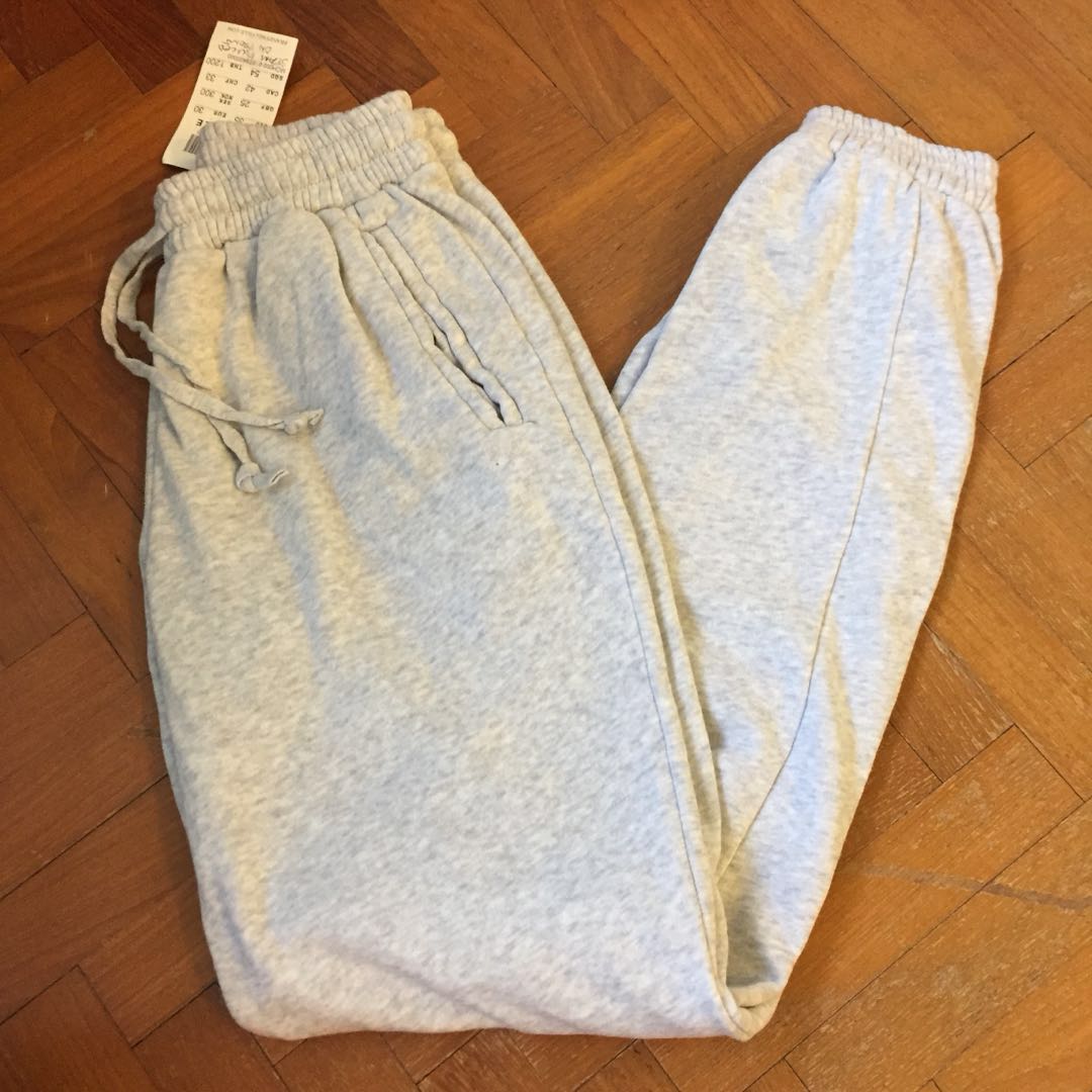 brandy melville light grey sweatpants