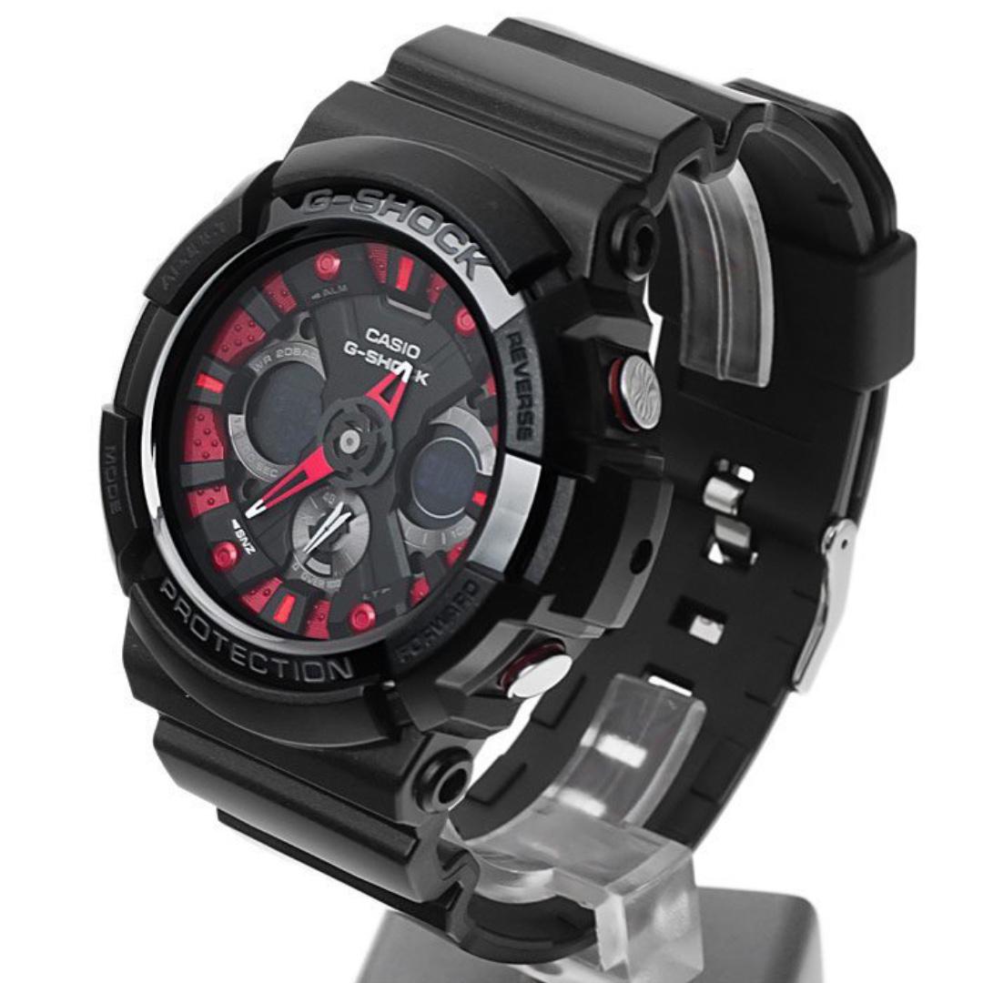 CASIO G-SHOCK GA-200 series GA-200SH-1A 黑紅 GSHOCK GA200SH