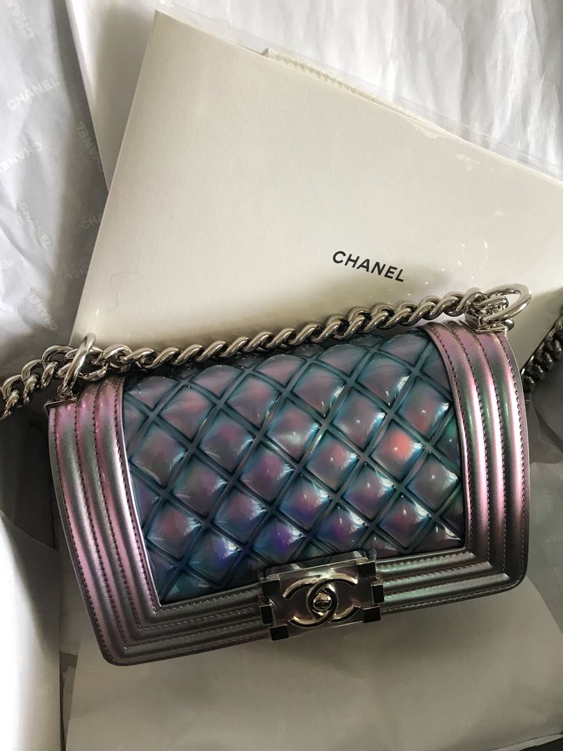 Chanel mermaid boy bag on sale