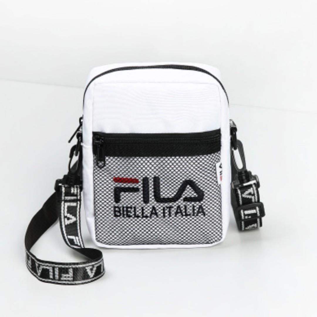 white fila bag