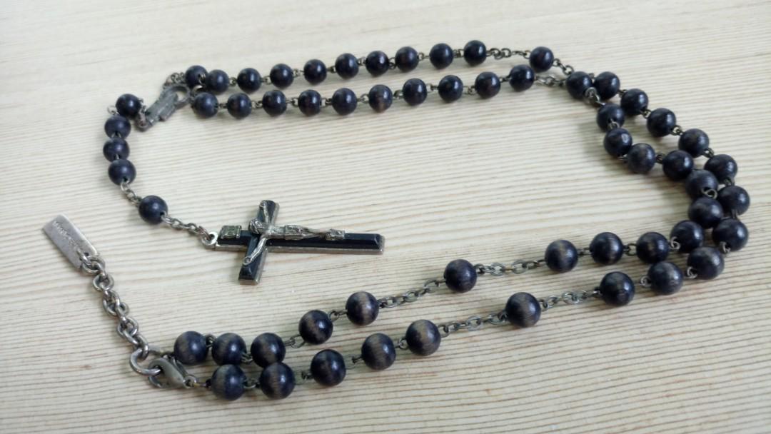 Dolce&Gabbana David Beckham Rosary Necklace, Men's Fashion, Watches