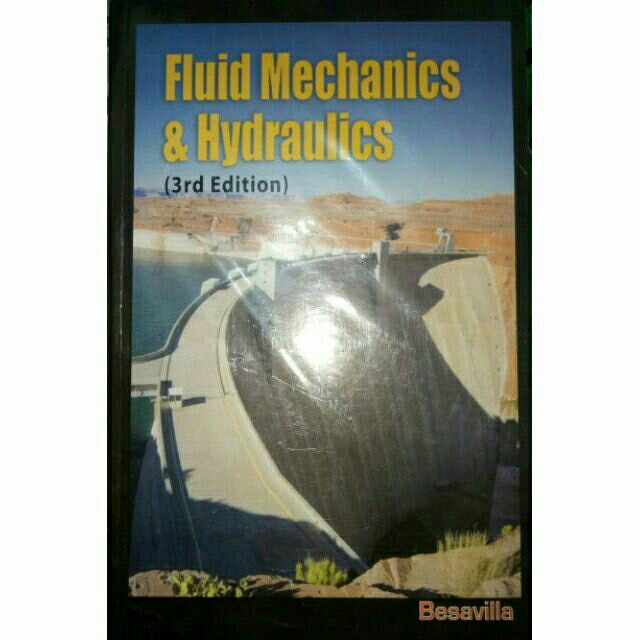 Fluid Mechanics & Hydraulics 3rd ed Besavilla Reviewer Book Textbook