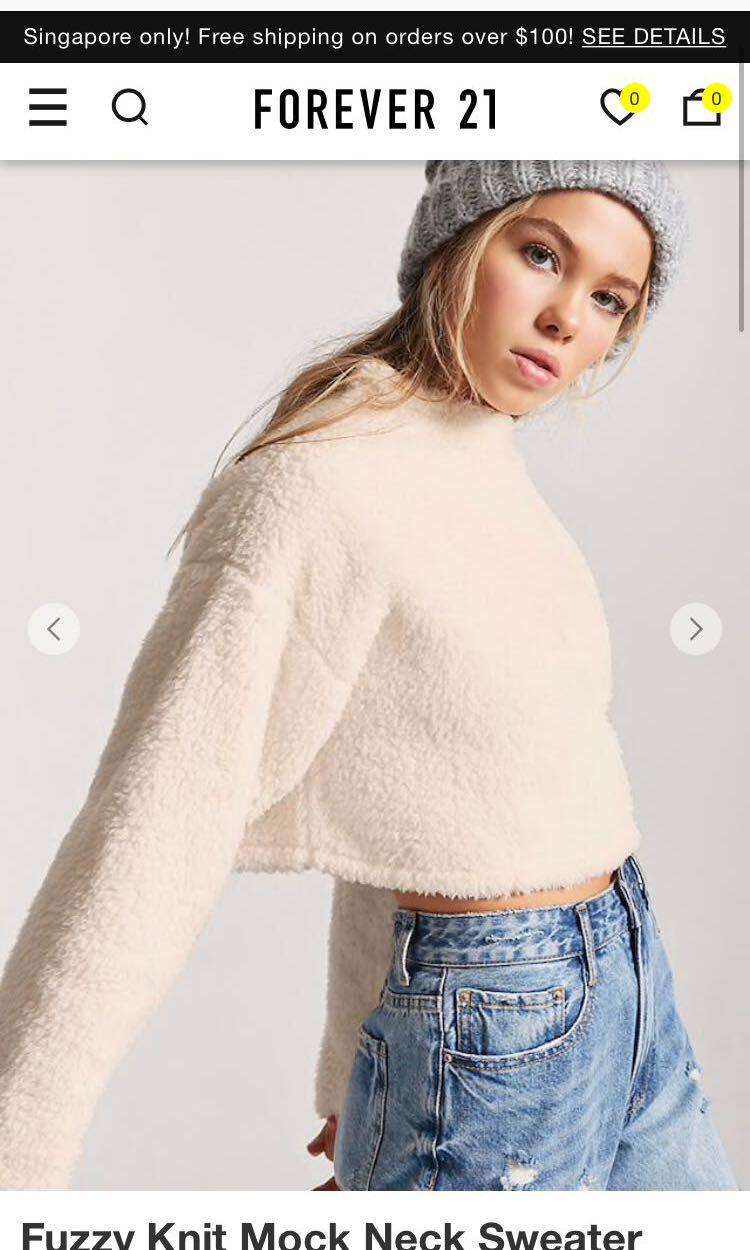 forever 21 mock neck