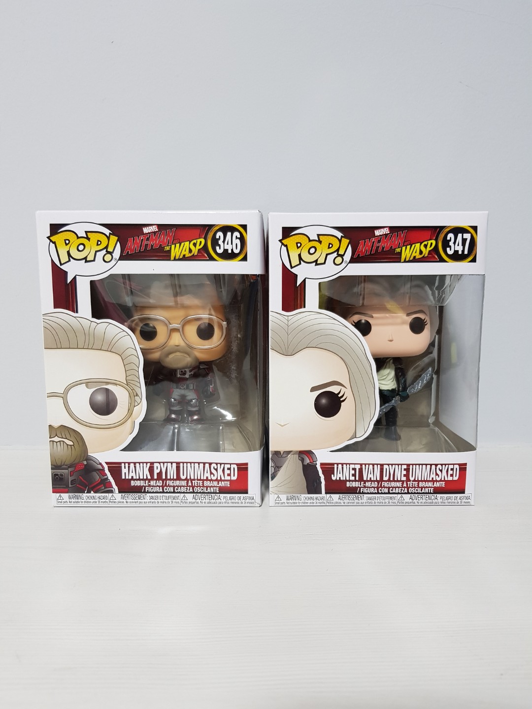 Figurine funko pop Marvel ant man and the wasp 347 Janet van dyne unmasked 