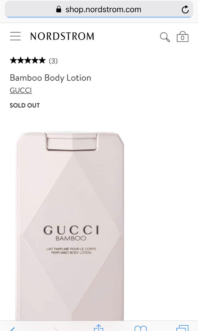 gucci bamboo body lotion 100ml