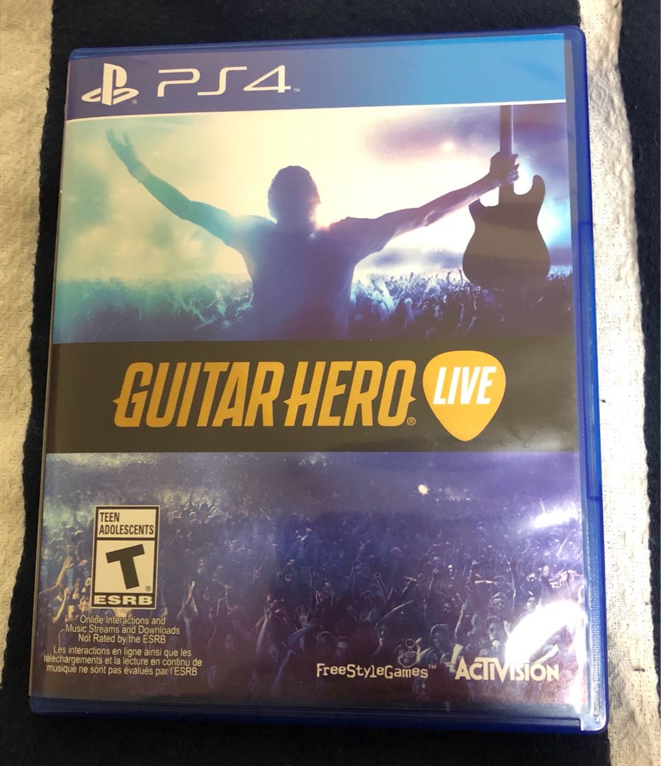 Guitar Hero Live Ps4 Game Playstation 4 Ps 4 Toys Games Video
