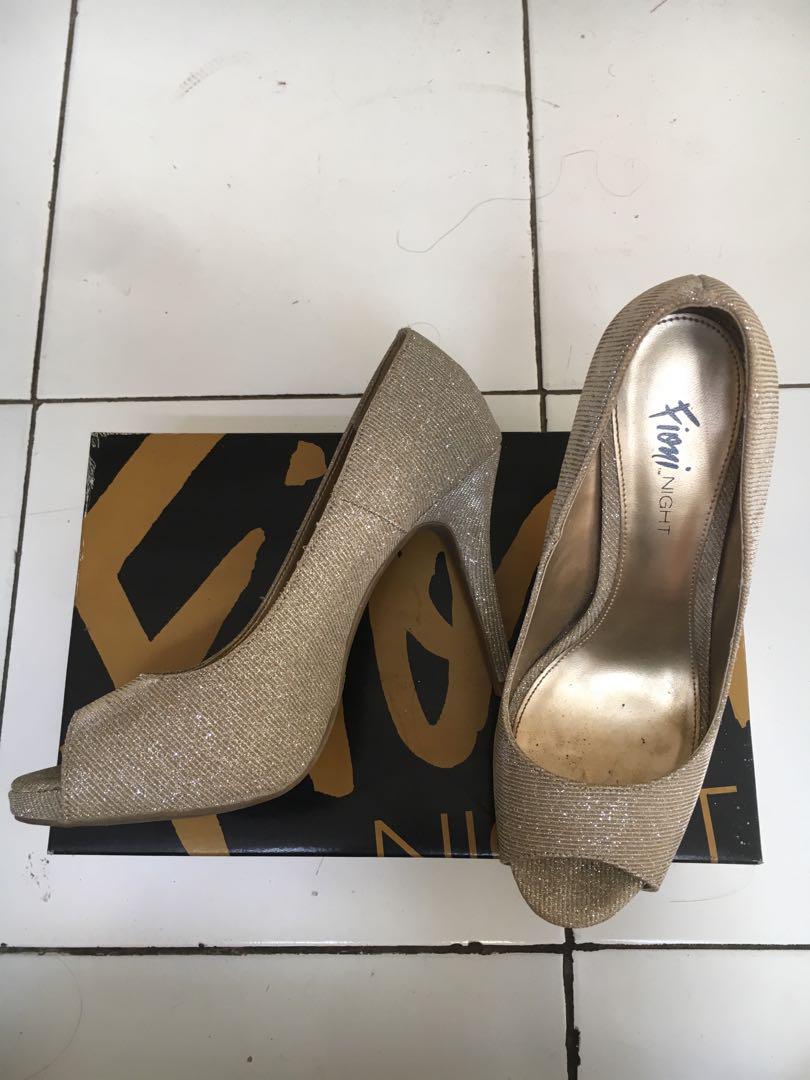 Heels Gold Glitter by Fioni Night (ORI 