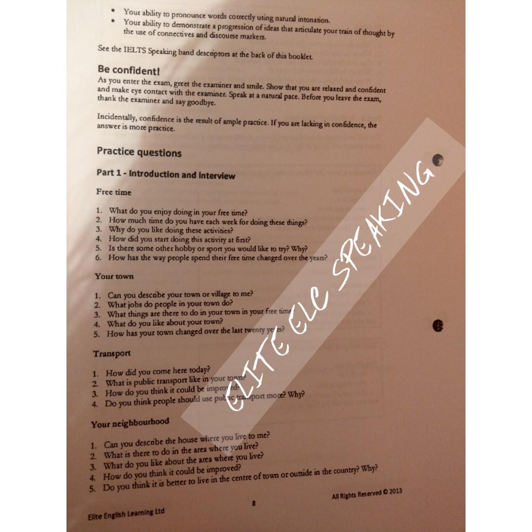 IELTS notes （分類：教科書）位於 Hong Kong。 由 ielts_notes999 提交（商品編號 182084693，圖片 3）。簡介： Soft copy 200 出面補習好貴 有呢份雞精所有重點都即刻清楚嗮 簡單明了 自己睇都睇得明 唔洗聽所謂名師講 名副其實雞精 得幾十頁。
