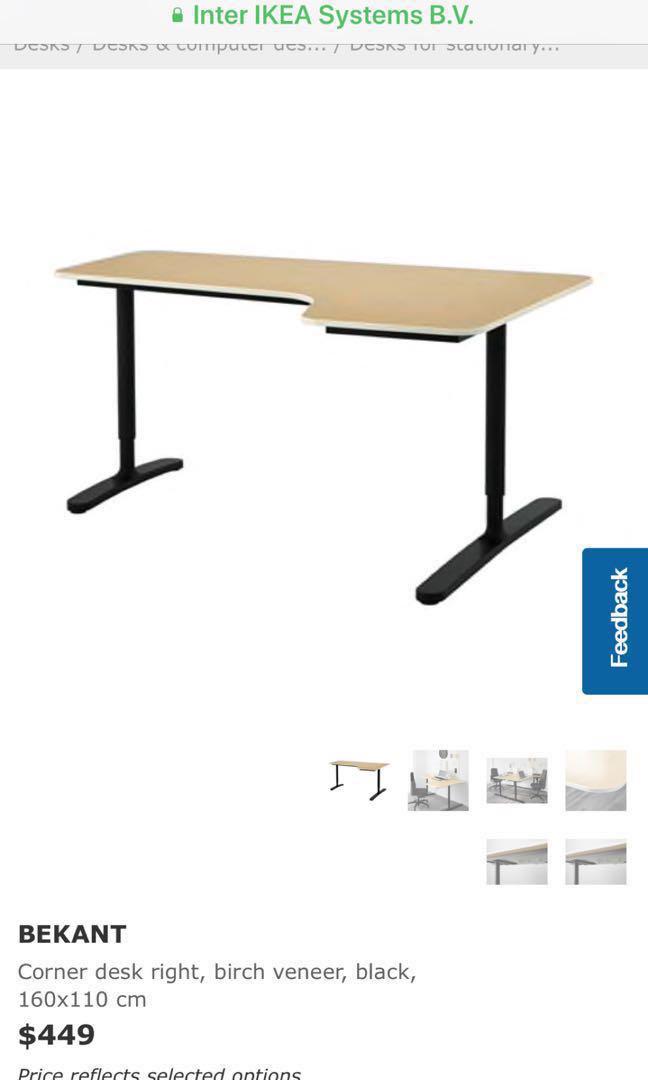 Ikea Big Size Computer Desk White Color Furniture Others On Ikea Big Size Computer Desk White