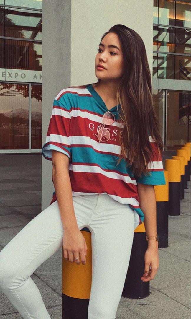St james striped tee guess store