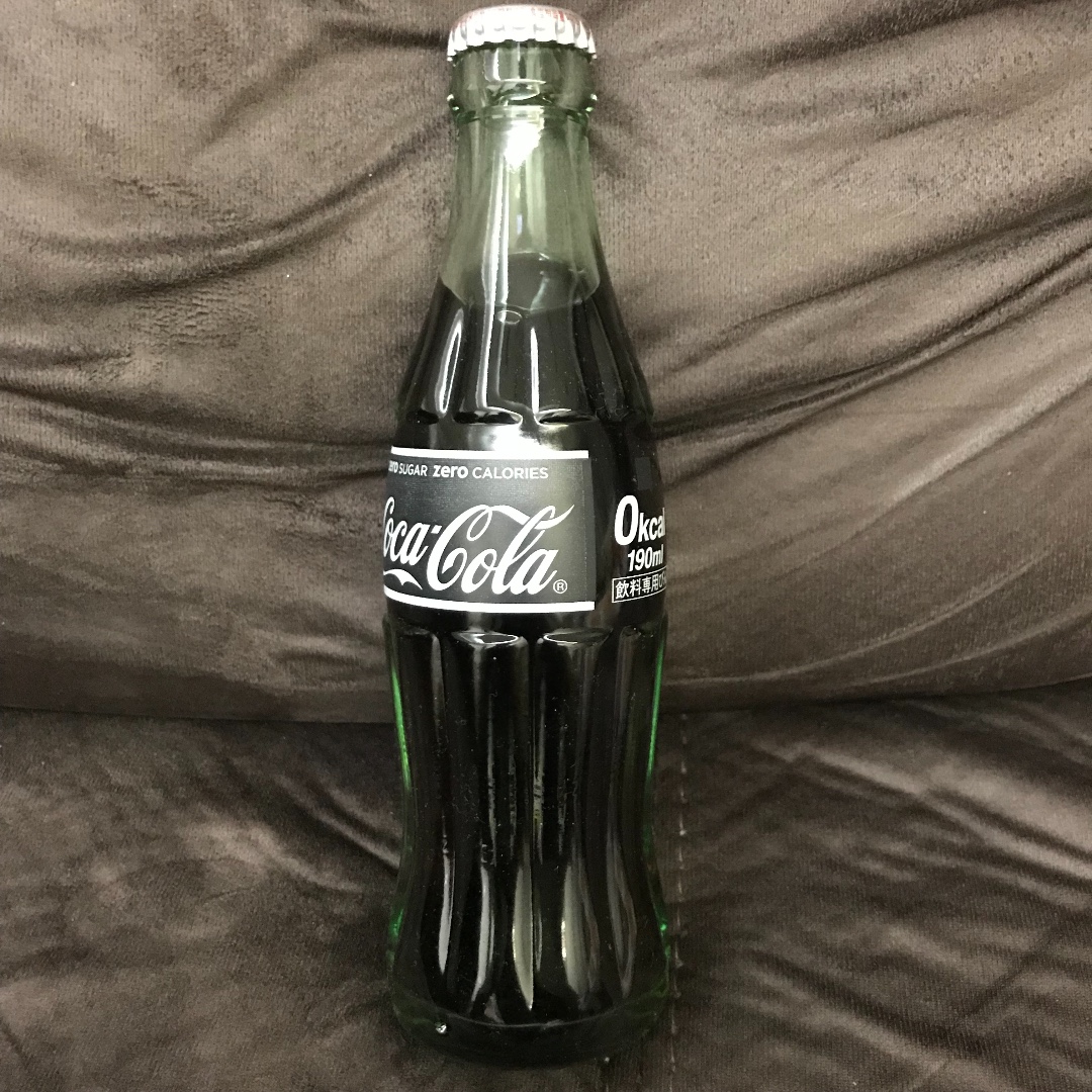 Japan Coca Cola Zero Glass Bottle Vintage Collectibles Vintage Collectibles On Carousell