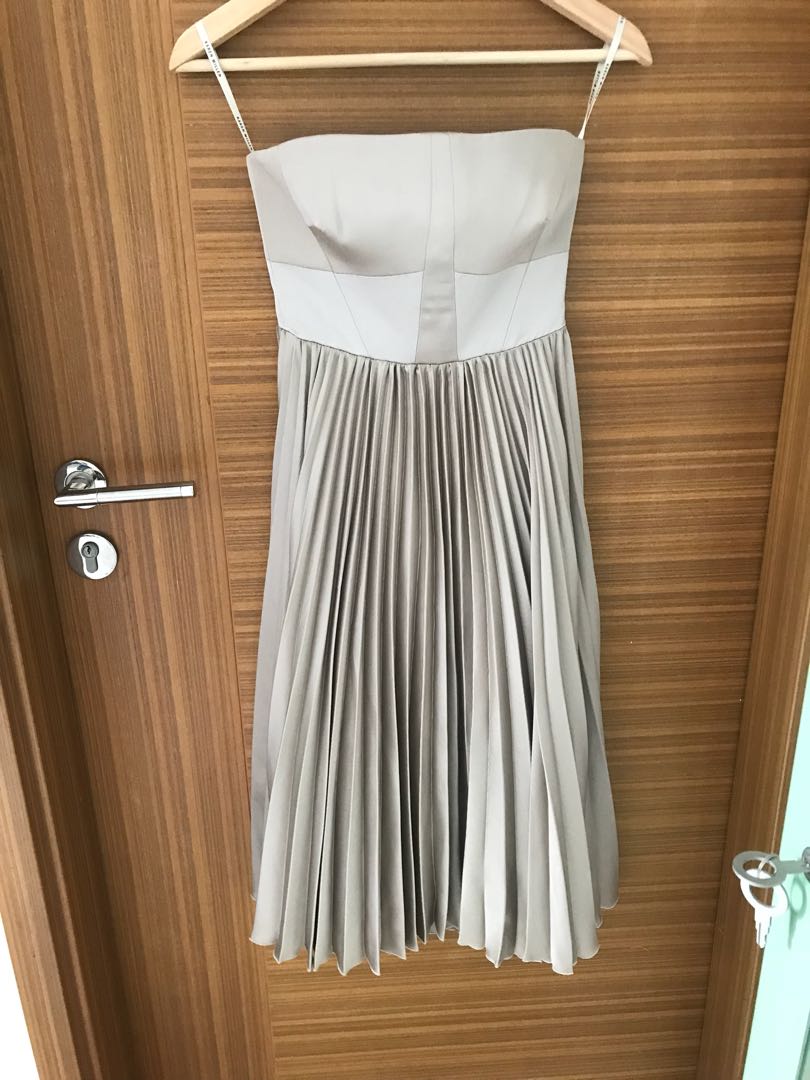 karen millen champagne dress