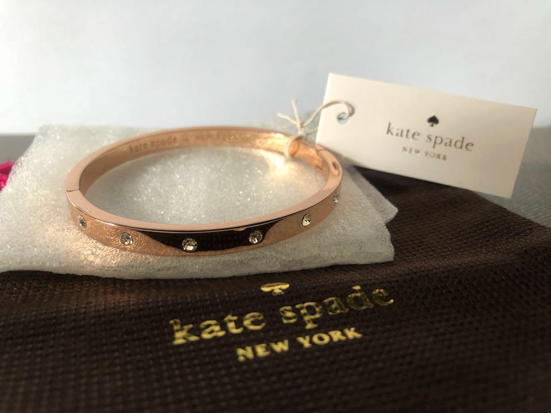 Kate spade clearance rose gold bangle