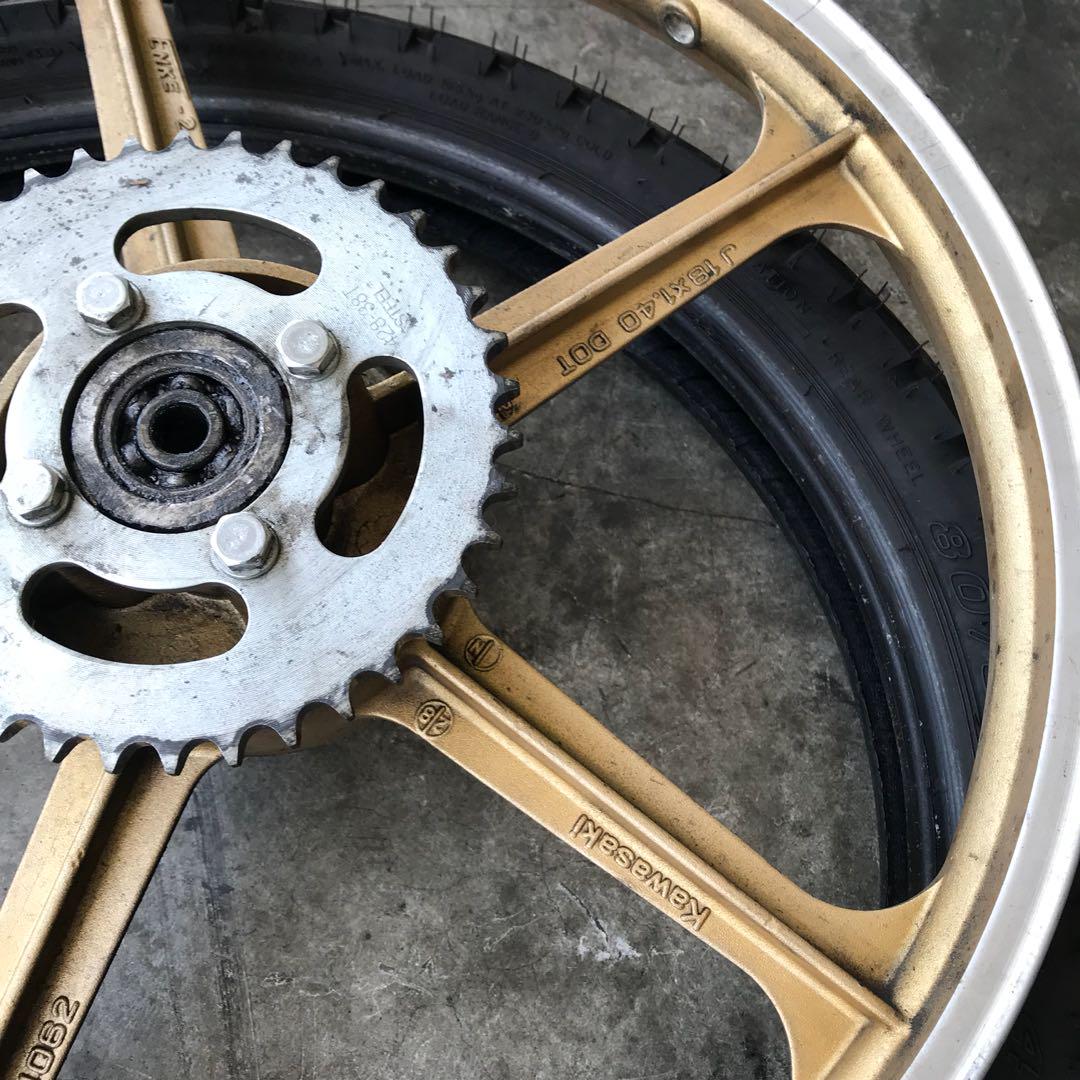 Kawa GTO rim 5 batang, Motorcycles, Motorcycle Accessories on Carousell