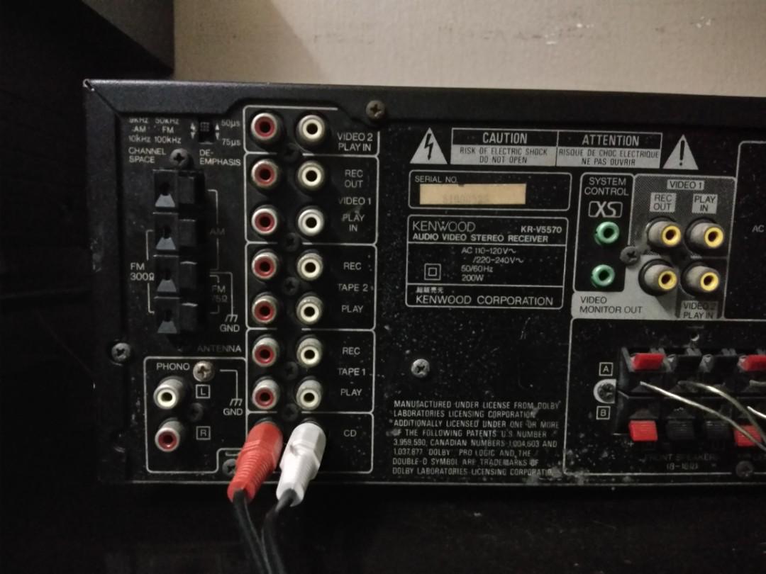 Kenwood receiver KRV5570, Audio, Portable Audio Accessories on Carousell