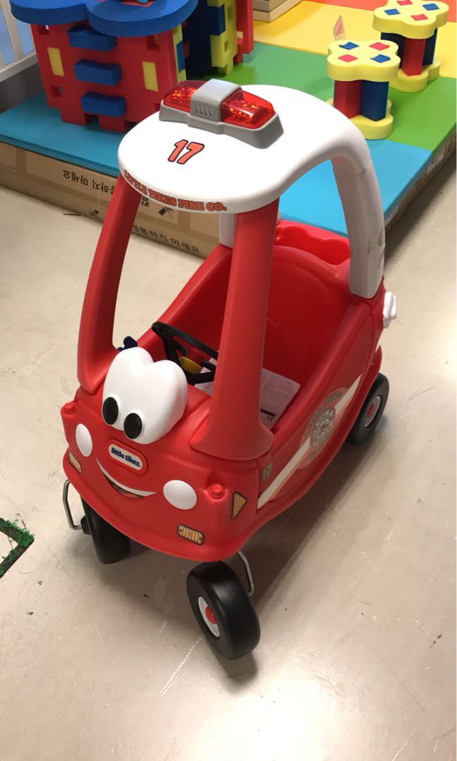 little tikes fire car