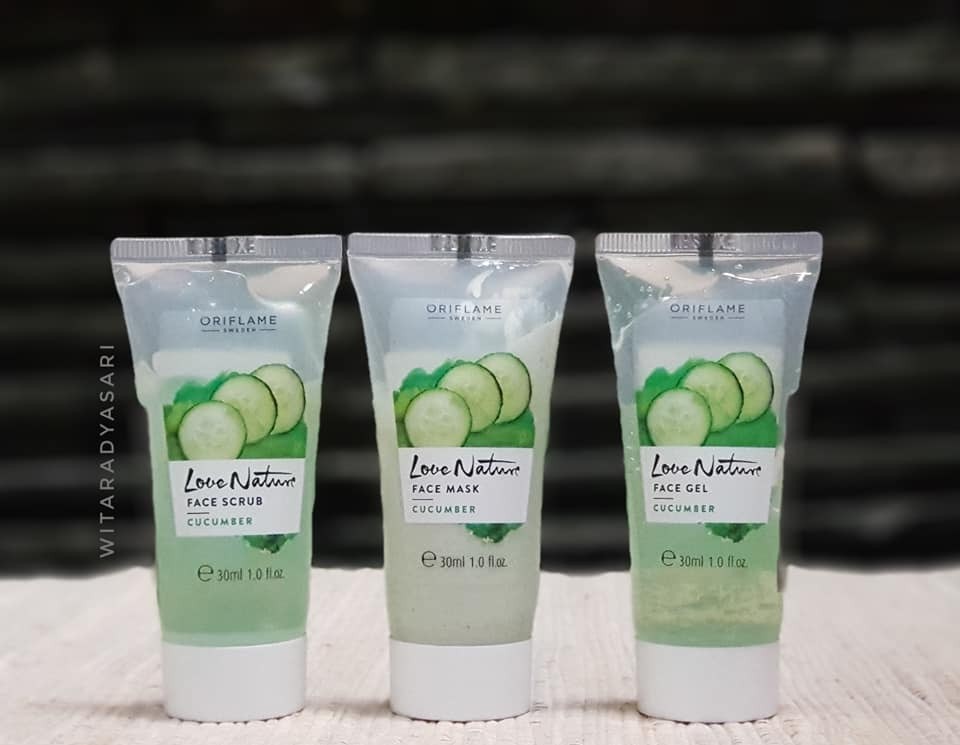 Love Nature Cucumber Face Scrub Face Mask Face Gel Kesehatan Kecantikan Kulit Sabun Tubuh Di Carousell Helps to moisturise, soften and provide cooling, soothing relief for the skin.