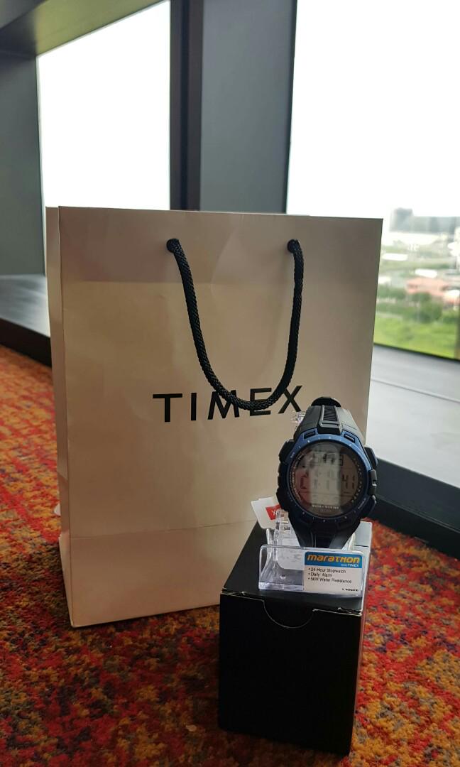 Marathon Times watch (Category: Men's Watches) located in Quezon City. Submitted by below_300 (Listing ID 182684257, Image 1). Description: BRAND NEW! timex sports marathon watch! Selling for very low price! Water resistant.