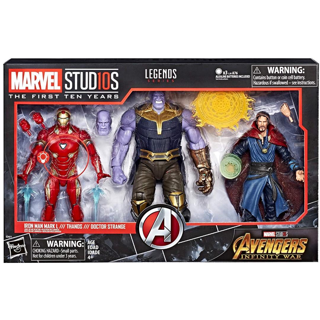 Thanos doctor strange iron man shop 3 pack