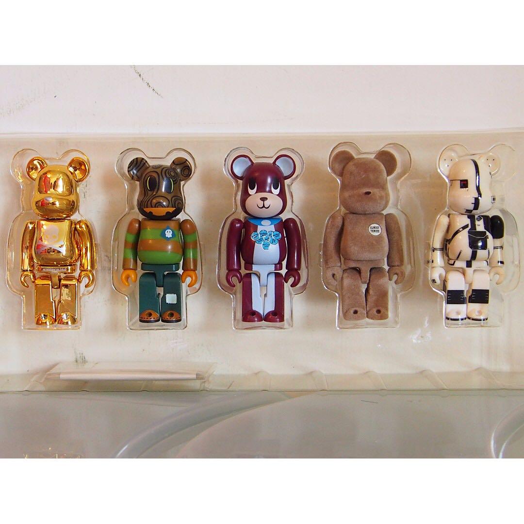 Medicom B@.000 World Wide Tour NYC 5 PC Set D Bearbrick Be@rbrick