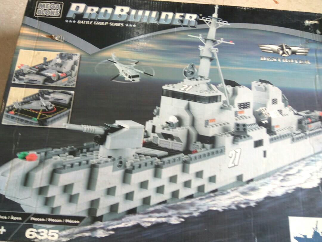 Mega on sale bloks battleship