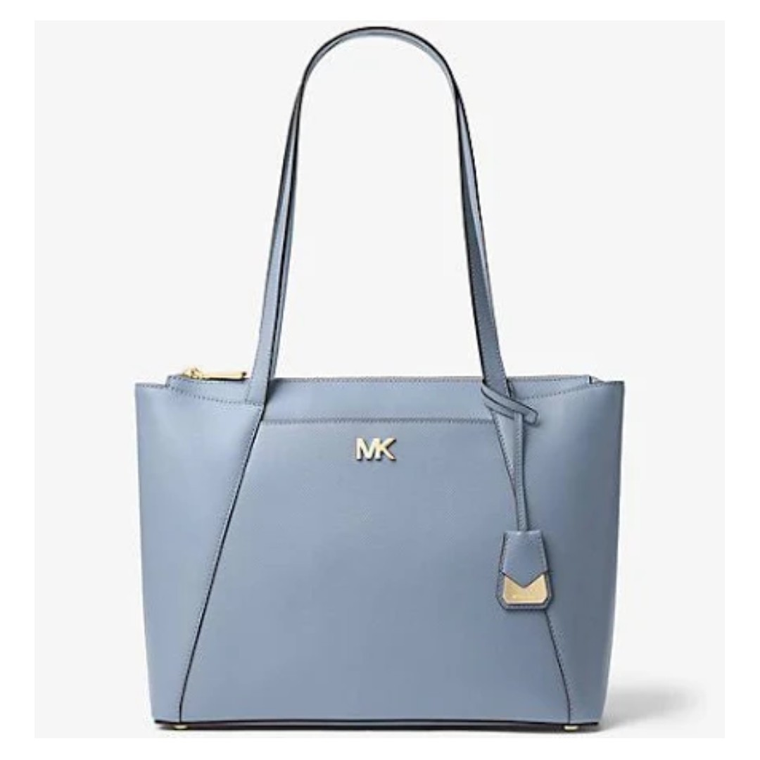 MICHAEL MICHAEL KORS Maddie Medium Crossgrain Leather Tote