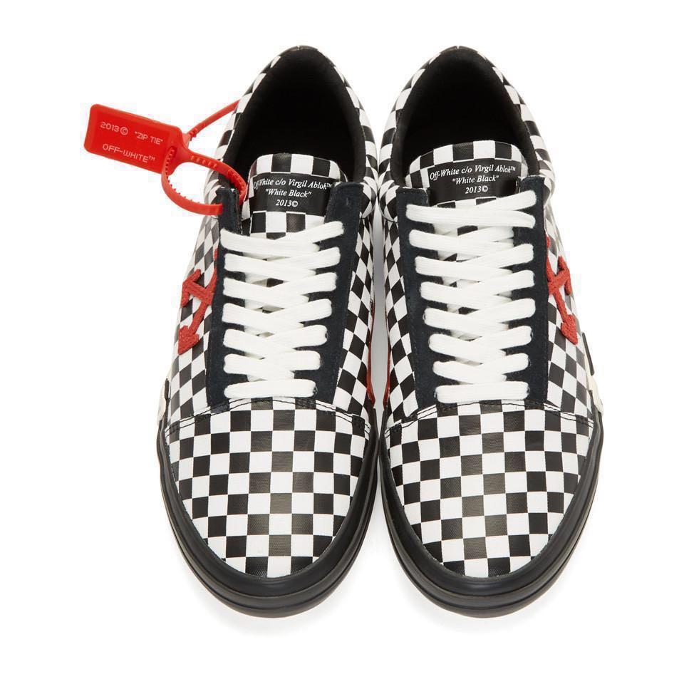 Off white vulc low checkered deals