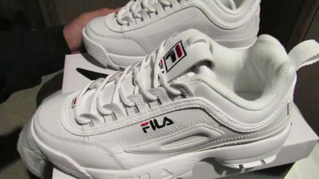 fila disruptor original vs fake