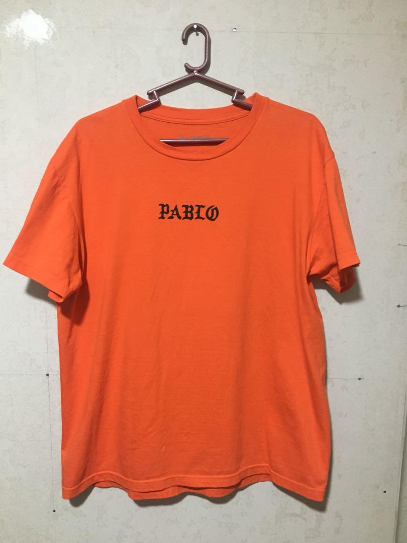 photo Streetwear Orange Shirt Outfit Mens pablo orange shirt streetwear men s