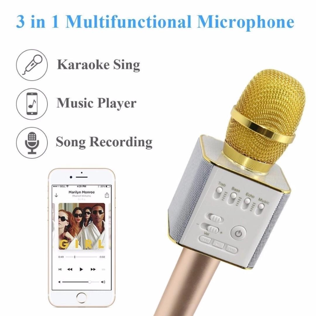 Q9 Bluetooth Microphone *Noise Cancelling* *Dual Speaker*, Electronics