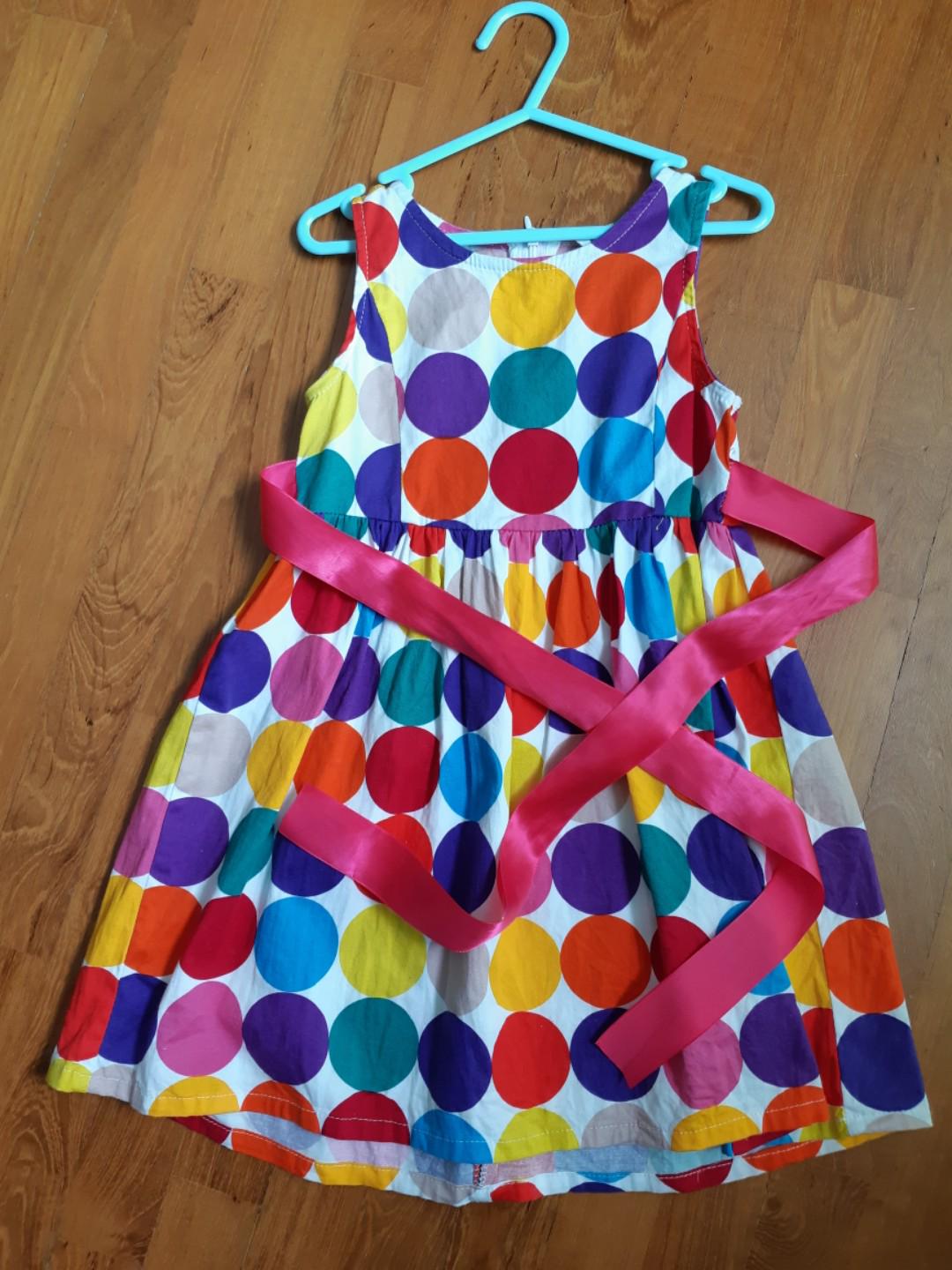 rainbow colour frock