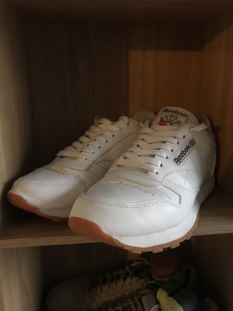 reebok classic leather white gum