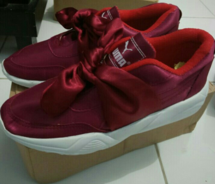 puma fenty bow red