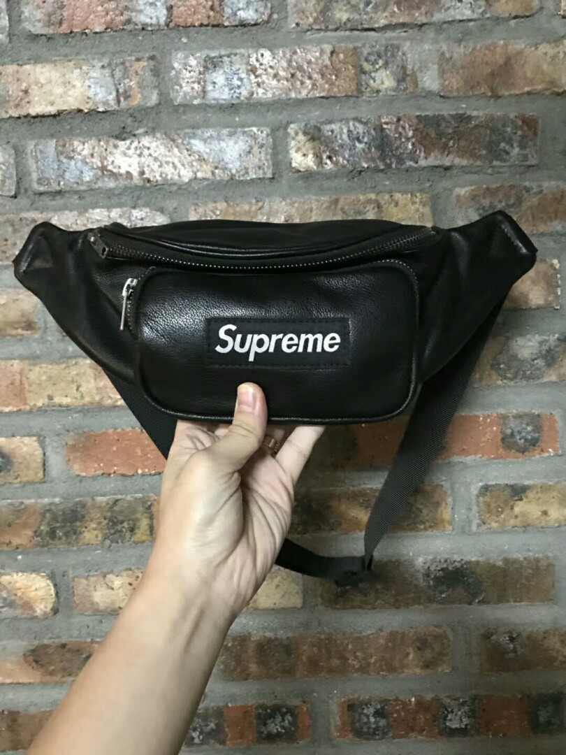 Supreme SS17 Leather Waist Bag, Men's Fashion, Watches