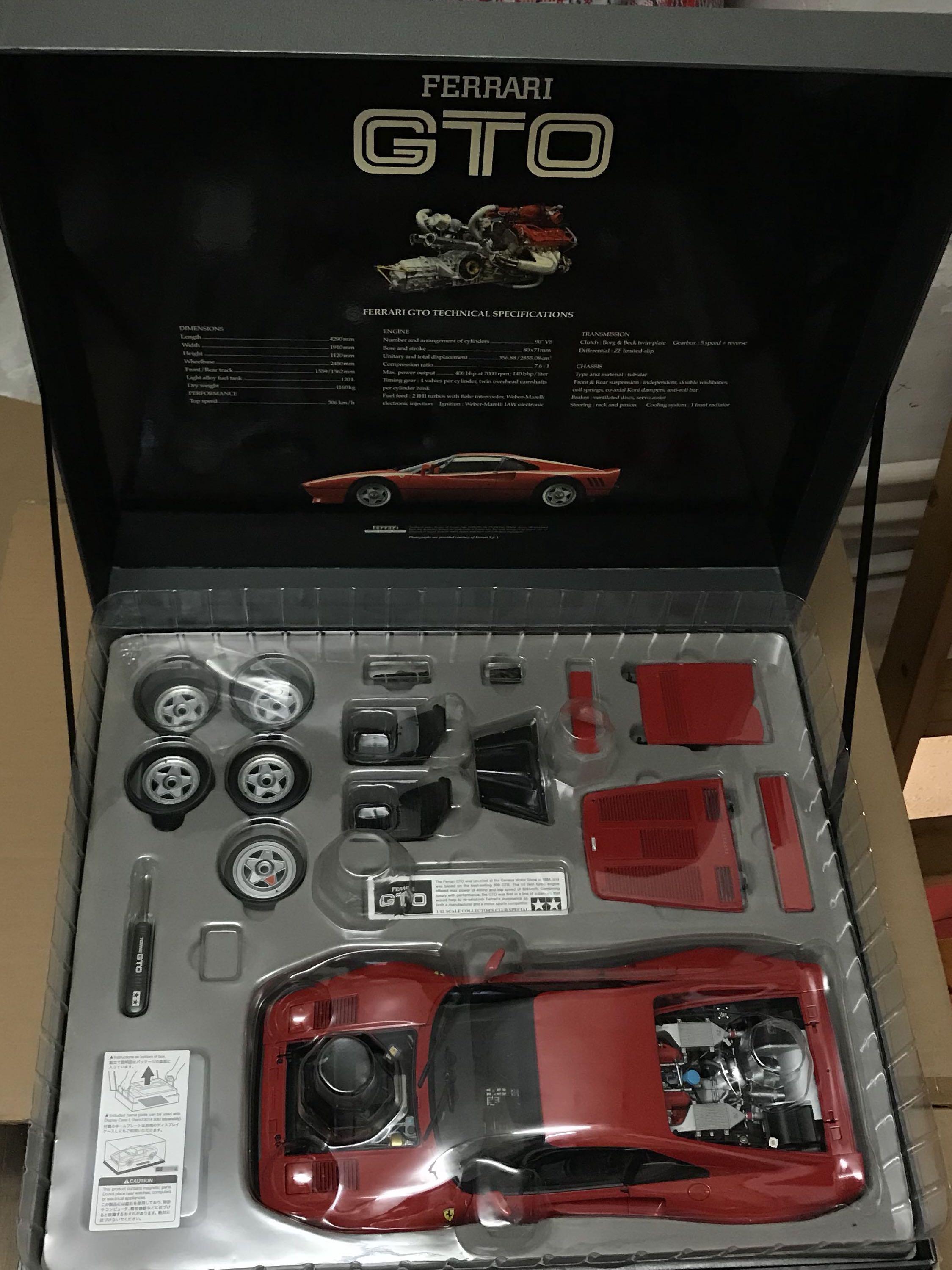 Tamiya Ferrari 288gto 288 gto 112 1/12, 興趣及遊戲, 玩具 & 遊戲類 Carousell