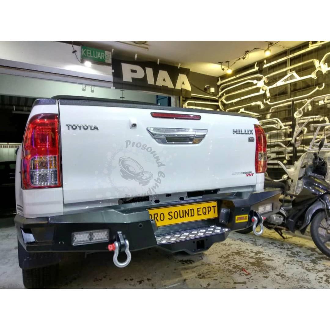 toyota-hilux-revo-rocco-towing-bar-matt-black-auto-accessories-on