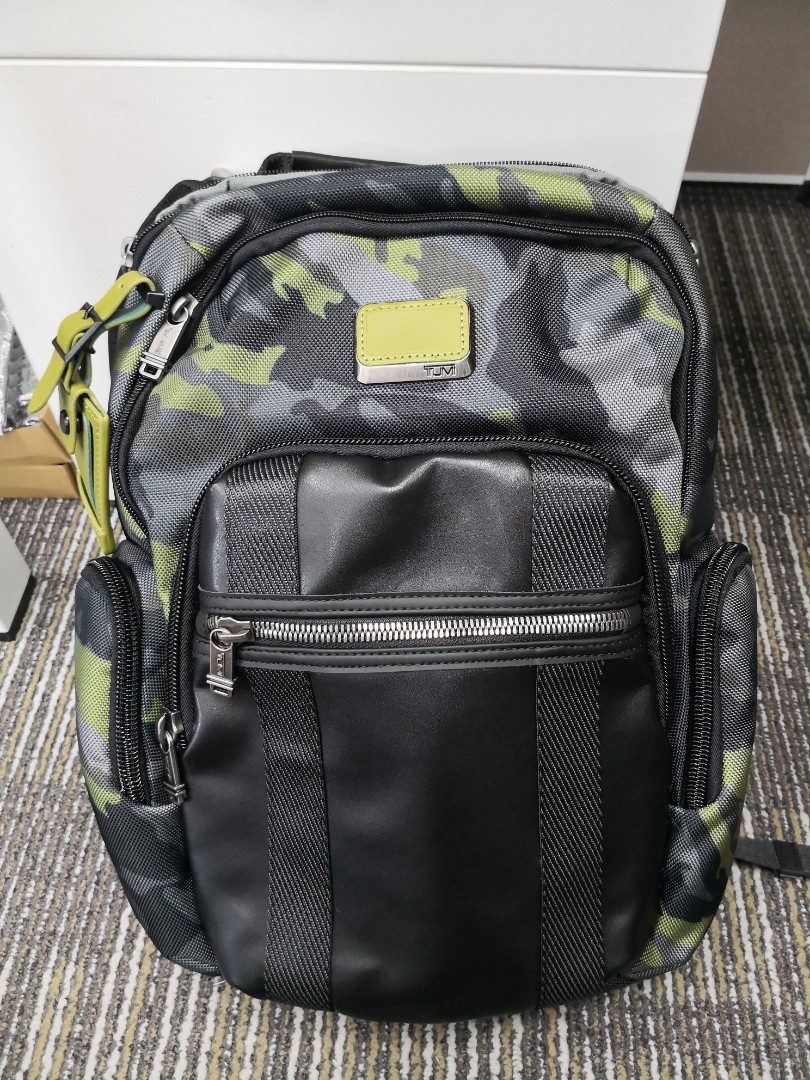 Tumi alpha bravo backpack camo sale