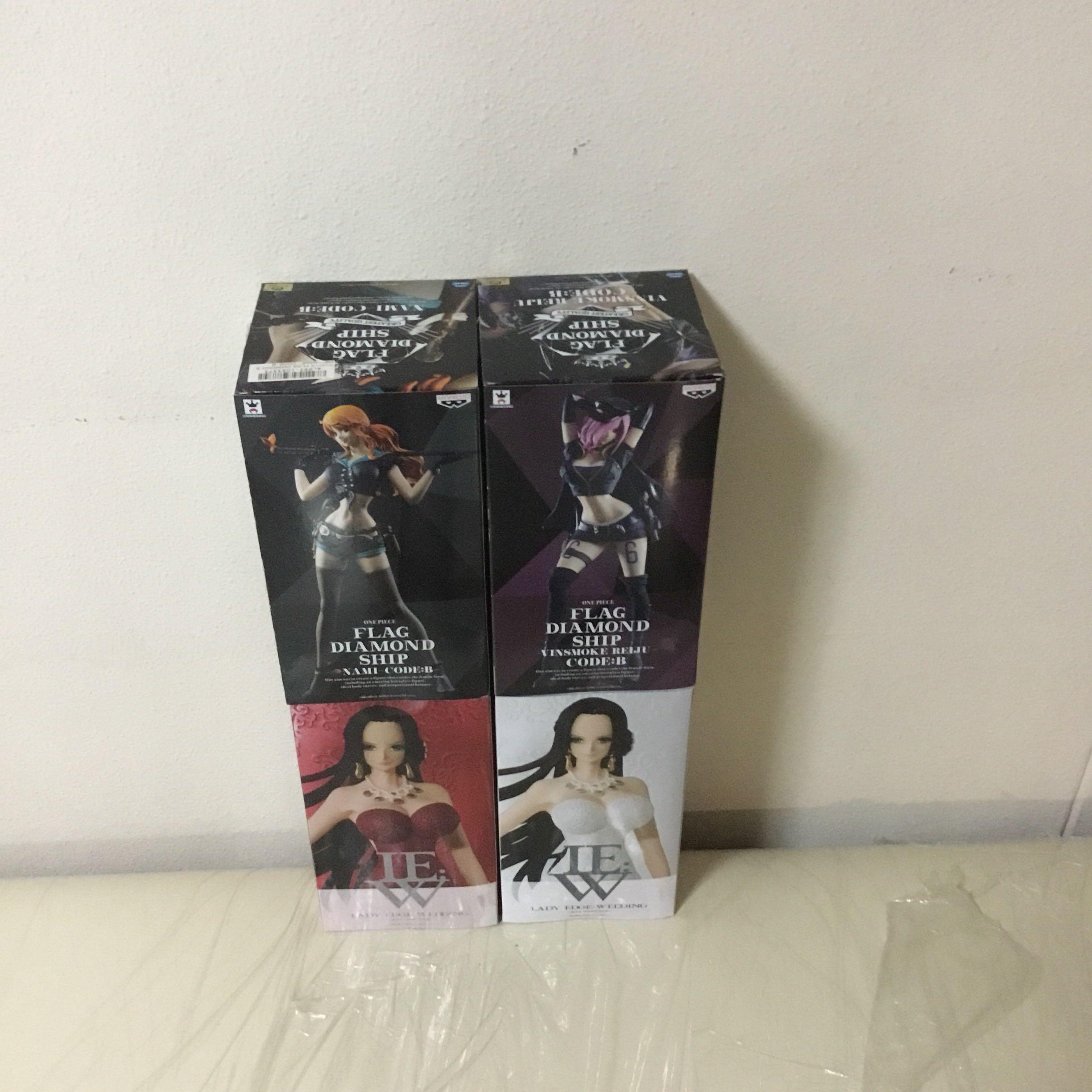 Banpresto One Piece Flag Diamond Ship Boa Hancock Code B Figure Japan Import Toys Games Toys Games Action Figures