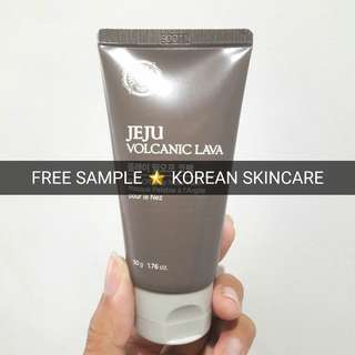 Preloved The Face Shop Jeju Volcanic Lava Peel-Off Clay Nose Mask