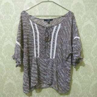 Woman top - leopard chiffon