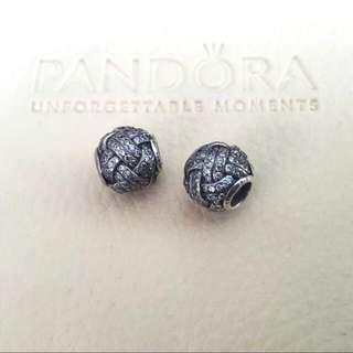 Authentic Pandora Love Knot Charm (Pair)