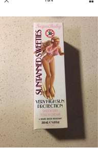 Brand new Sugarbaby Very High Sun Protection Sheer Dry Touch Cream SPF 30+