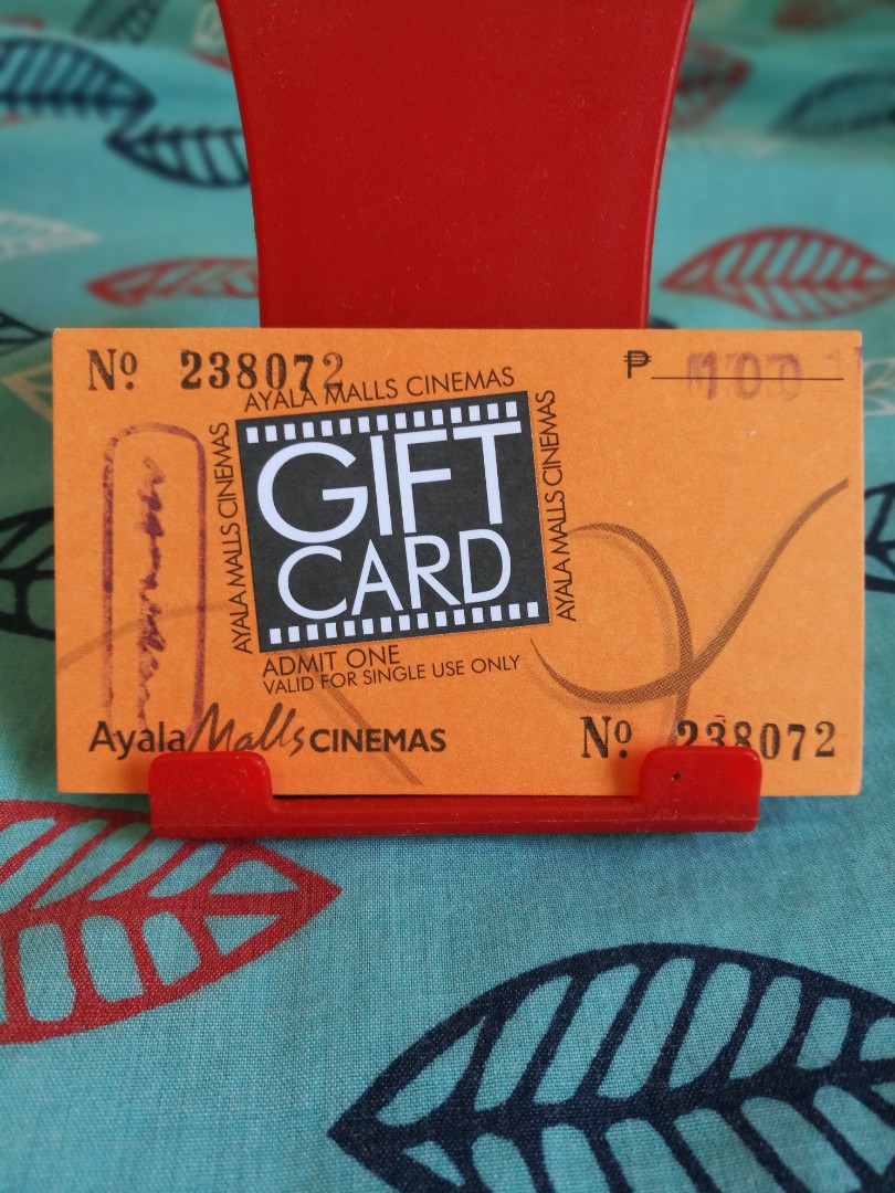 Ayala Malls Cinemas Gift Card worth P500 for only P400 ...