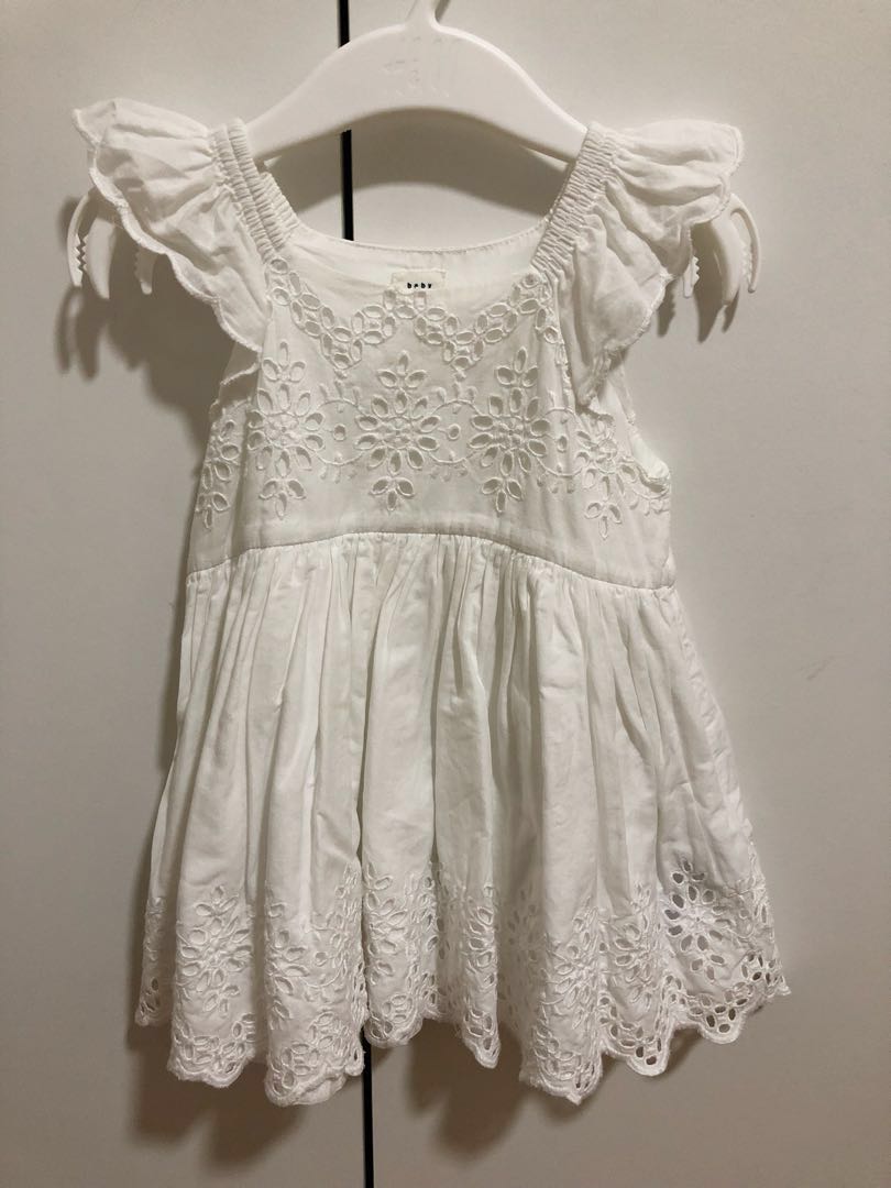 Baby gap white dress clearance