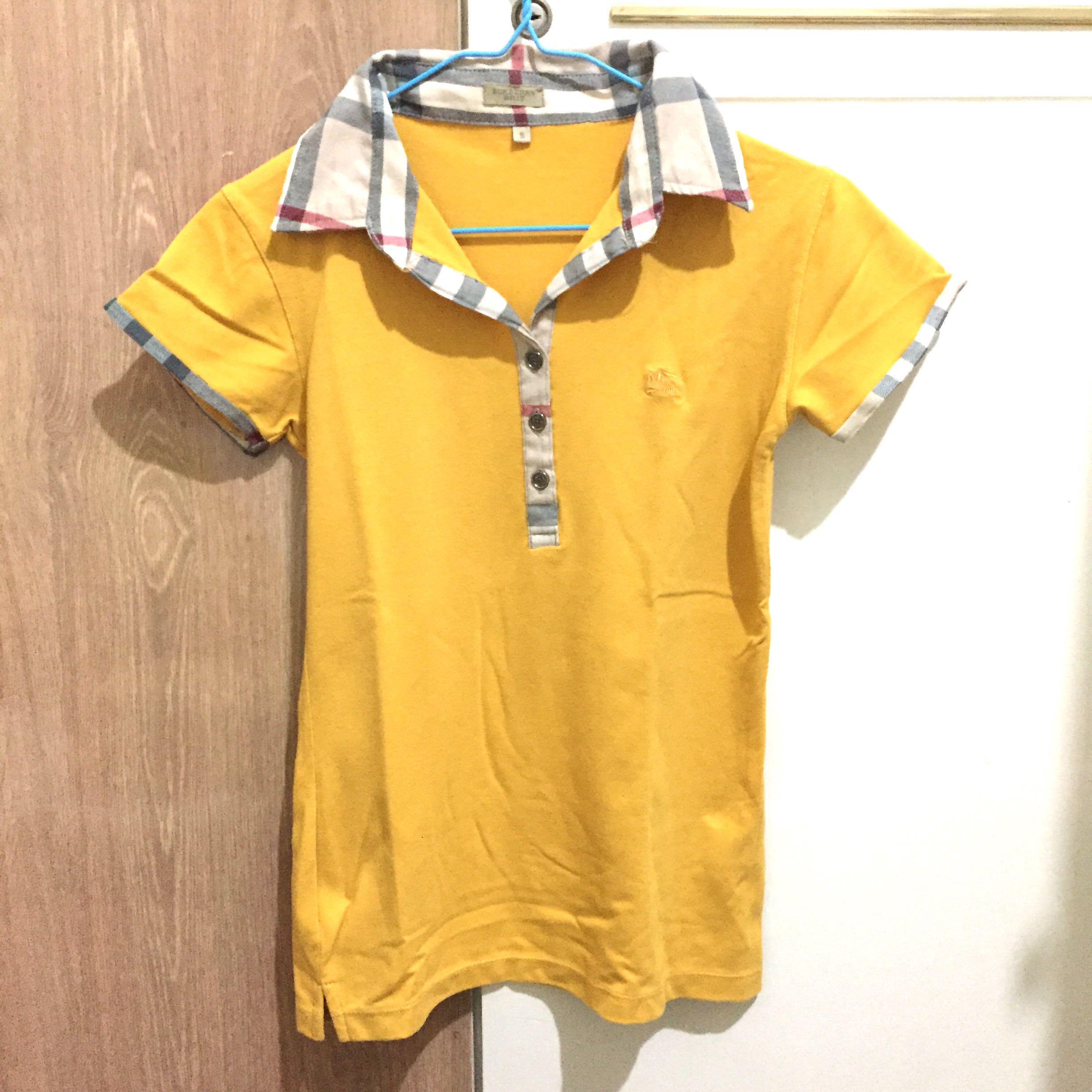 burberry t shirt womens yellow
