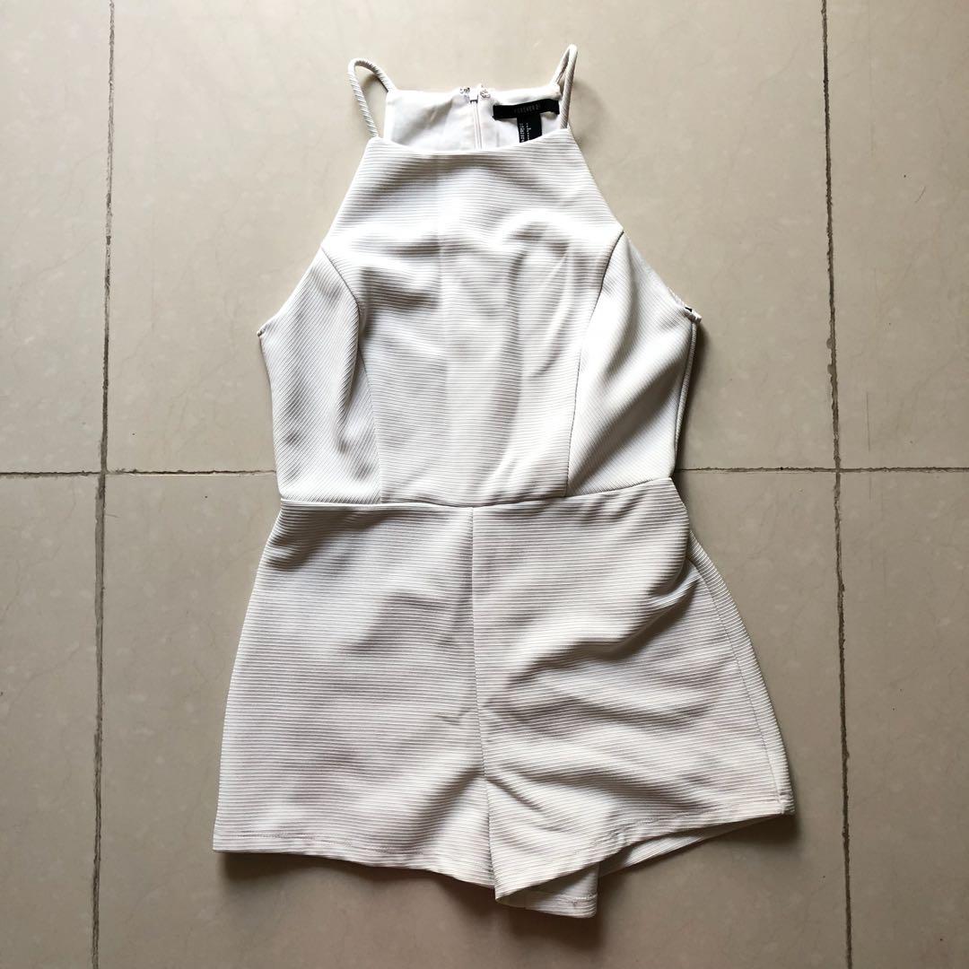 white jumpsuit forever 21